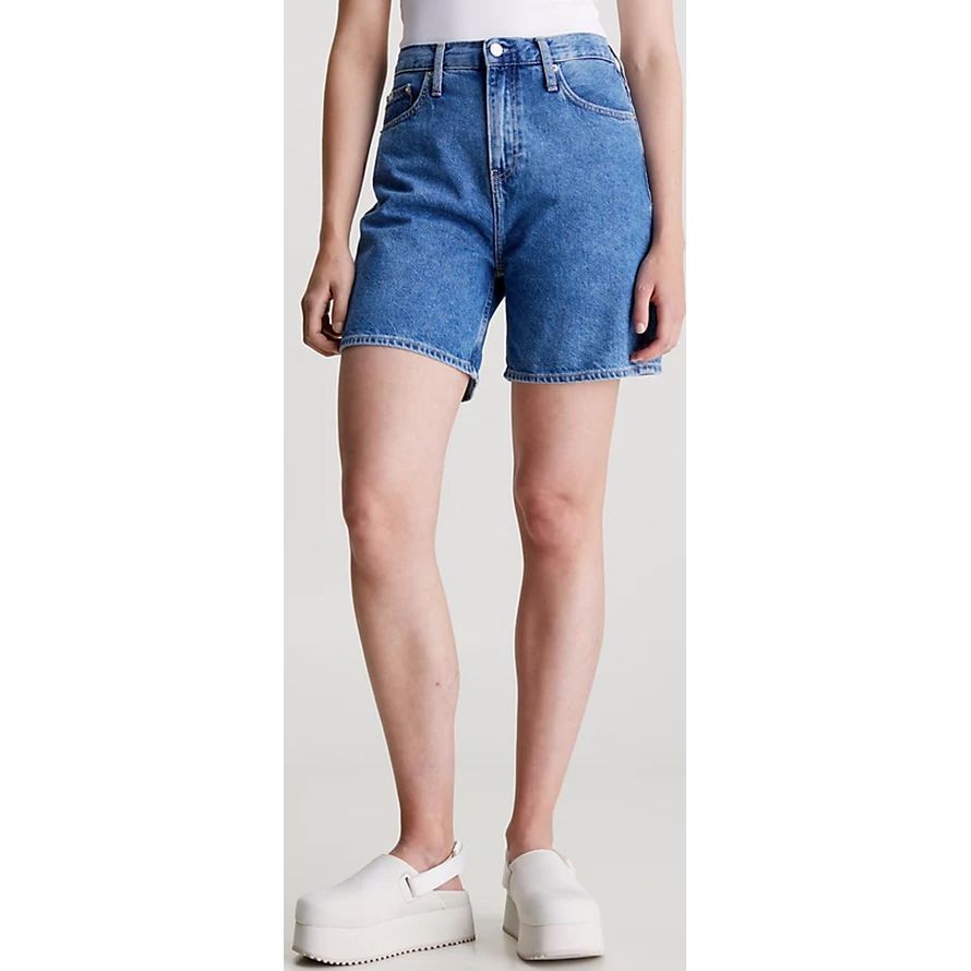 CALVIN KLEIN JEANS Šortai moterims, Mėlyna, 5 pocket shorts 2