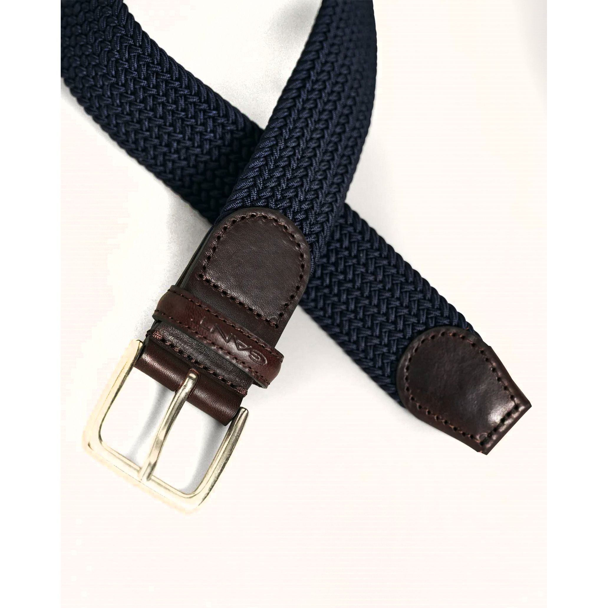 GANT Diržas vyrams, Mėlyna, ELASTIC BRAID BELT 2