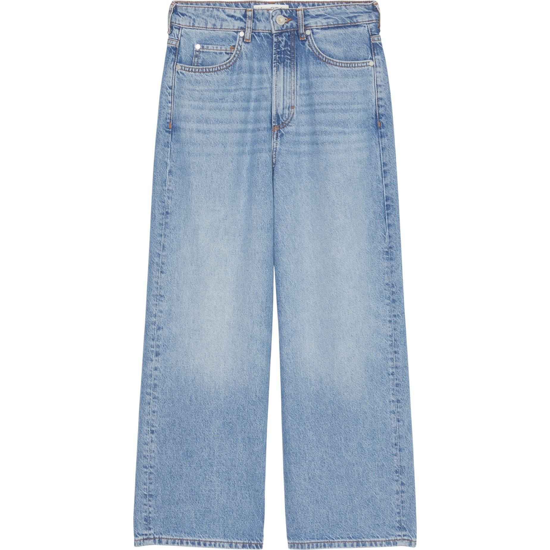 MARC O'POLO Platūs džinsai moterims, Mėlyna 1