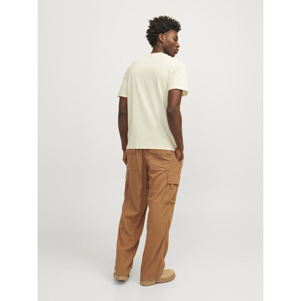 JACK & JONES Marškinėliai vyrams, Geltona, JORSTAR TEE SS CREW 3