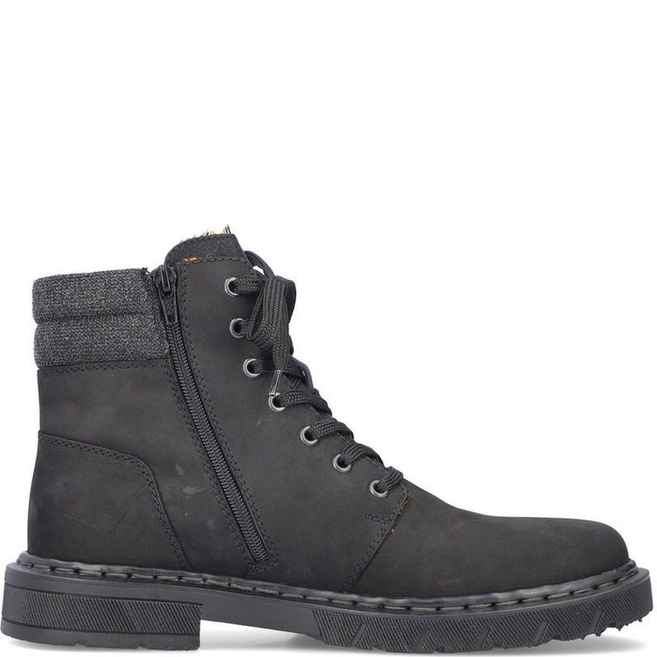 RIEKER Aulinukai vyrams, Juoda, BOOTIES 3