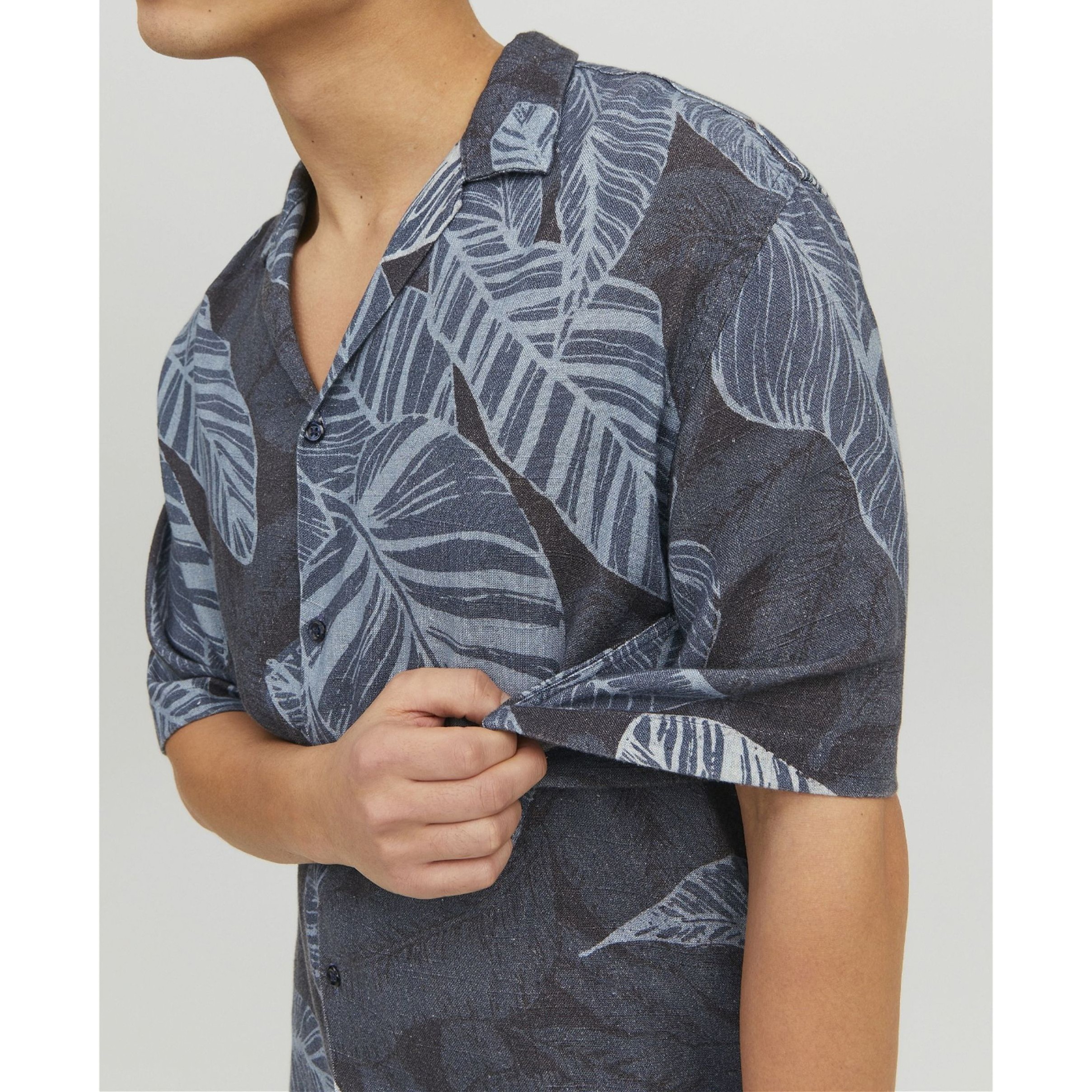 JACK & JONES Marškiniai vyrams, Violetinė, JPRBLUREX PRINT 4