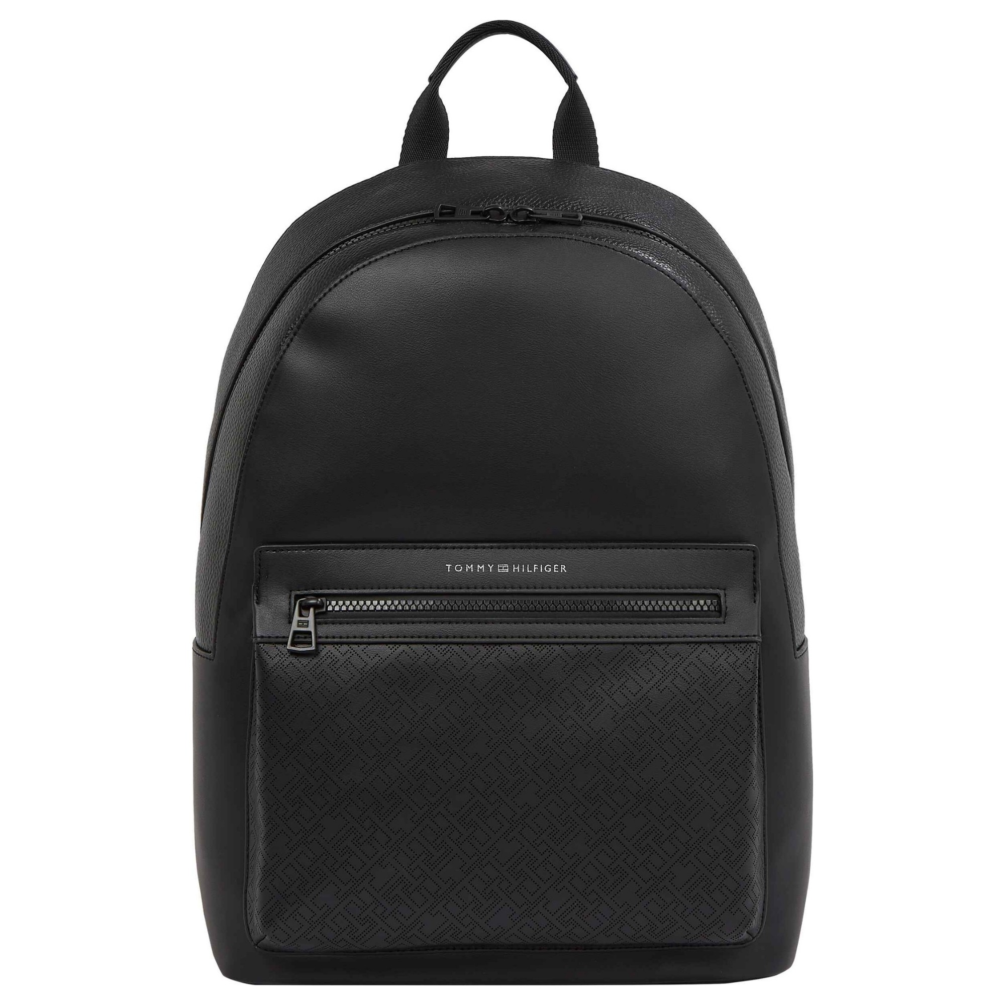 TOMMY HILFIGER Kuprinė vyrams, Juoda, TH monogram backpack 1