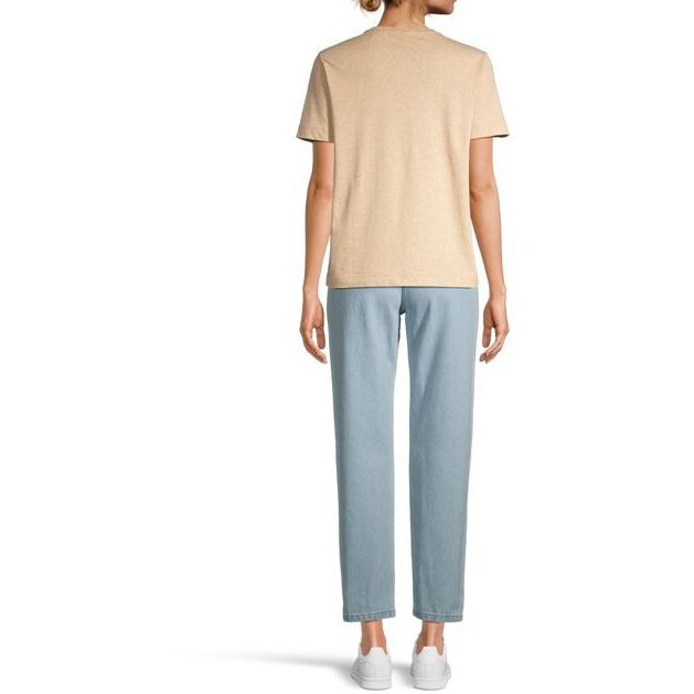 GANT Marškinėliai trump. rankovėmis moterims, Ruda, Reg shield t-shirt 2