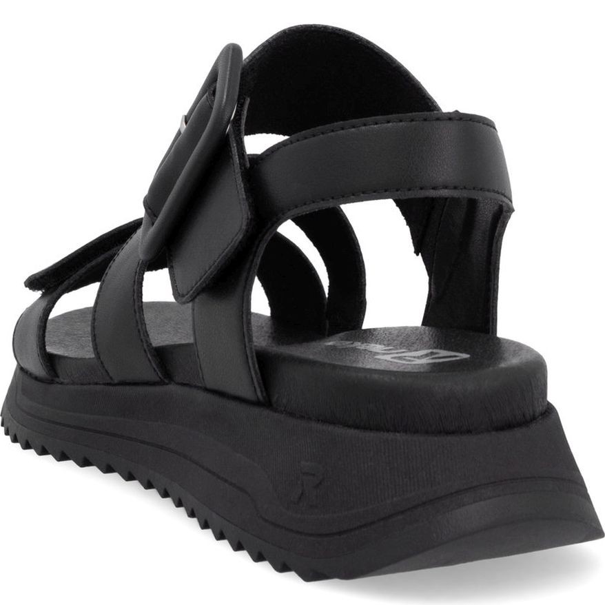 RIEKER Basutės moterims, Juoda, Sandals 4
