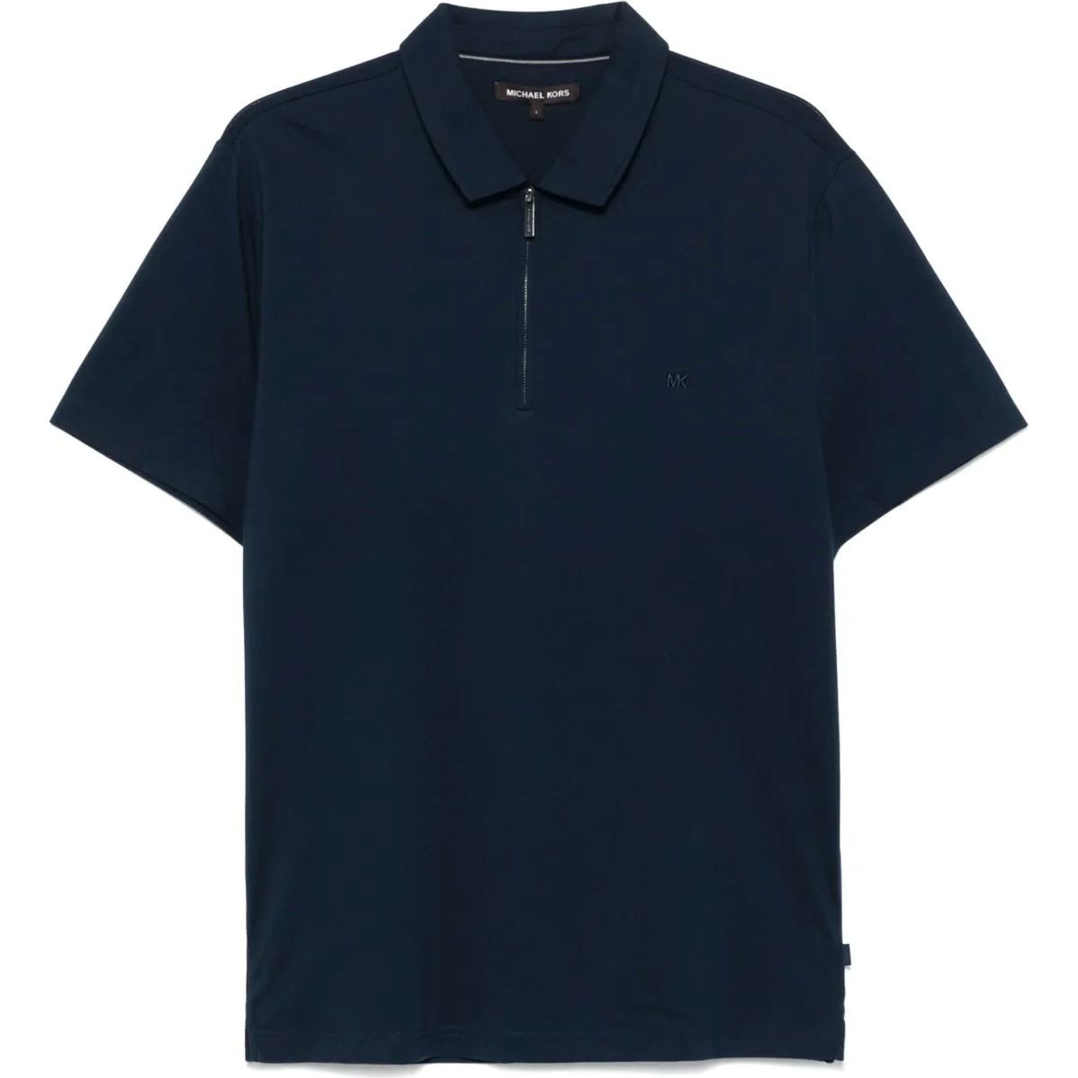 MICHAEL KORS Polo marškiniai trumpos rank. vyrams, Mėlyna, Sleek pique ss zip polo