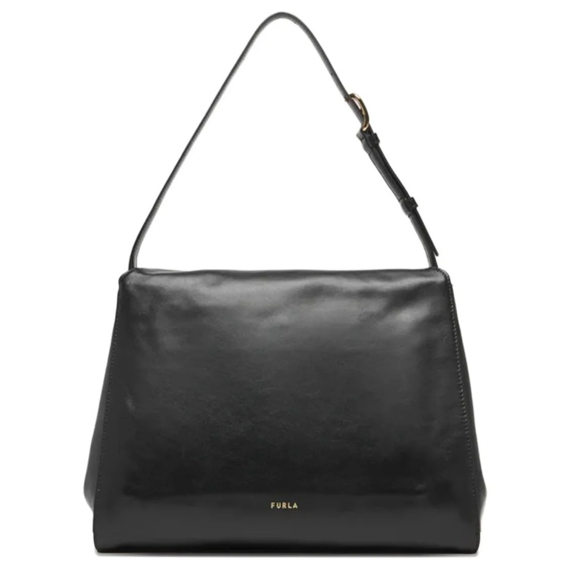 FURLA Rankinė per petį moterims, Juoda, Furla domus m shoulder bag 32 3