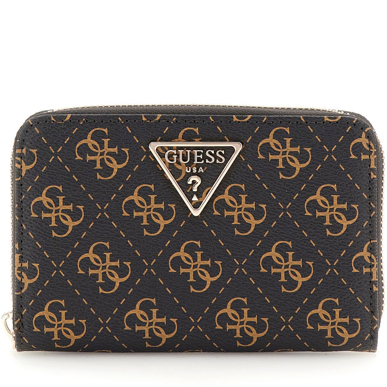 GUESS Piniginė moterims, Ruda, Eco erica wallet 1