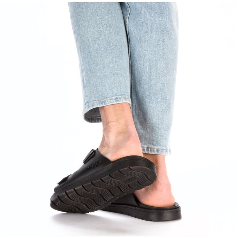 RIEKER Šlepetės vyrams, Juoda, SLIPPERS 7