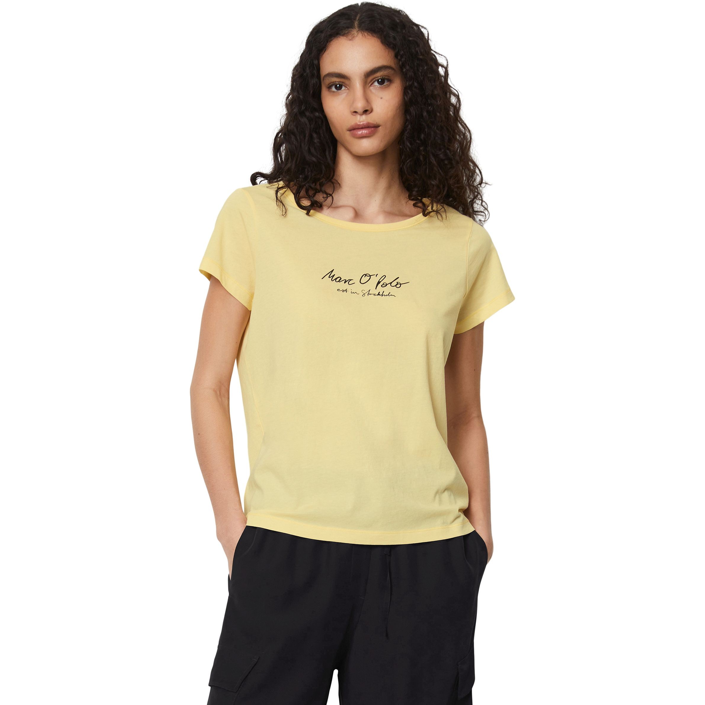 MARC O'POLO Marškinėliai moterims, Geltona 2