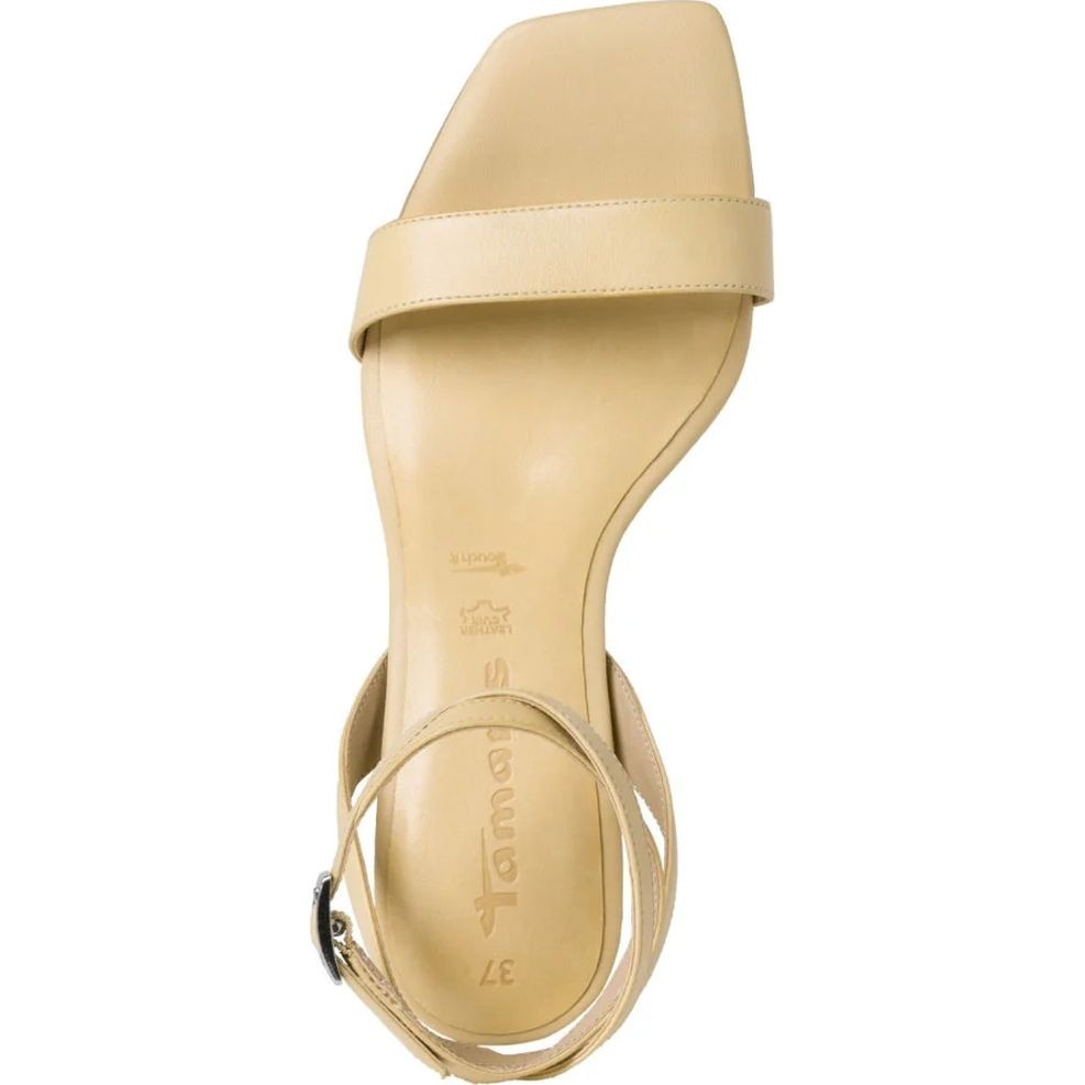 TAMARIS Basutės moterims, Smėlio, SANDALS 4