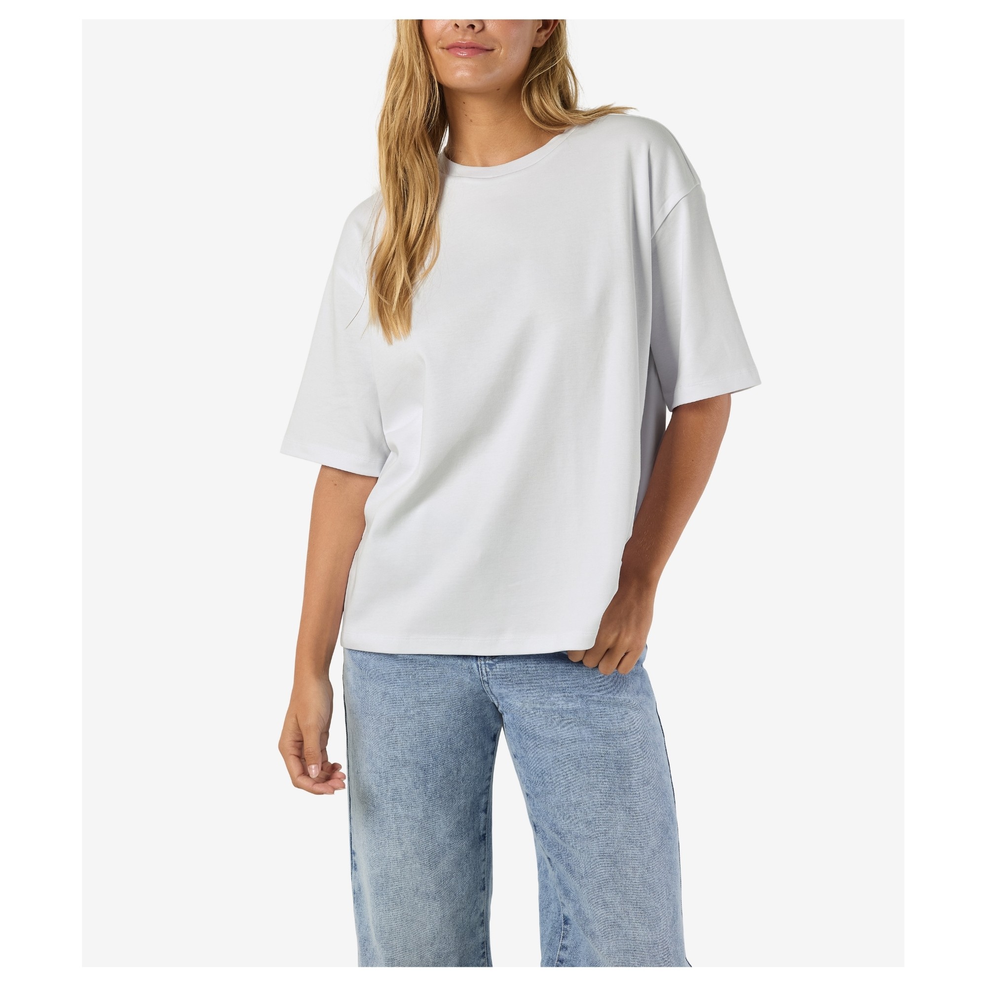 NOISY MAY Marškinėliai moterims, Balta, Kim 2