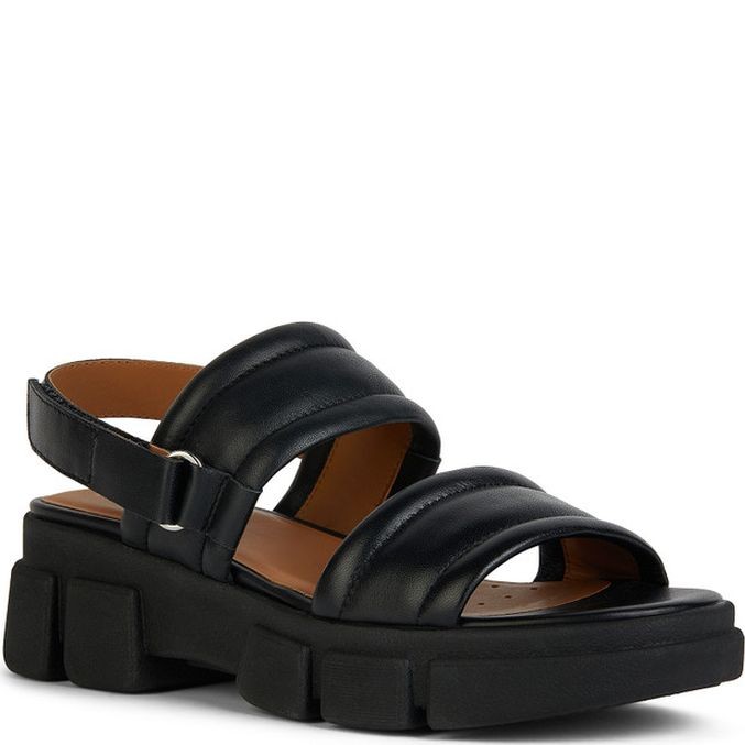 GEOX Basutės moterims, Juoda, Lisbona sandals 2