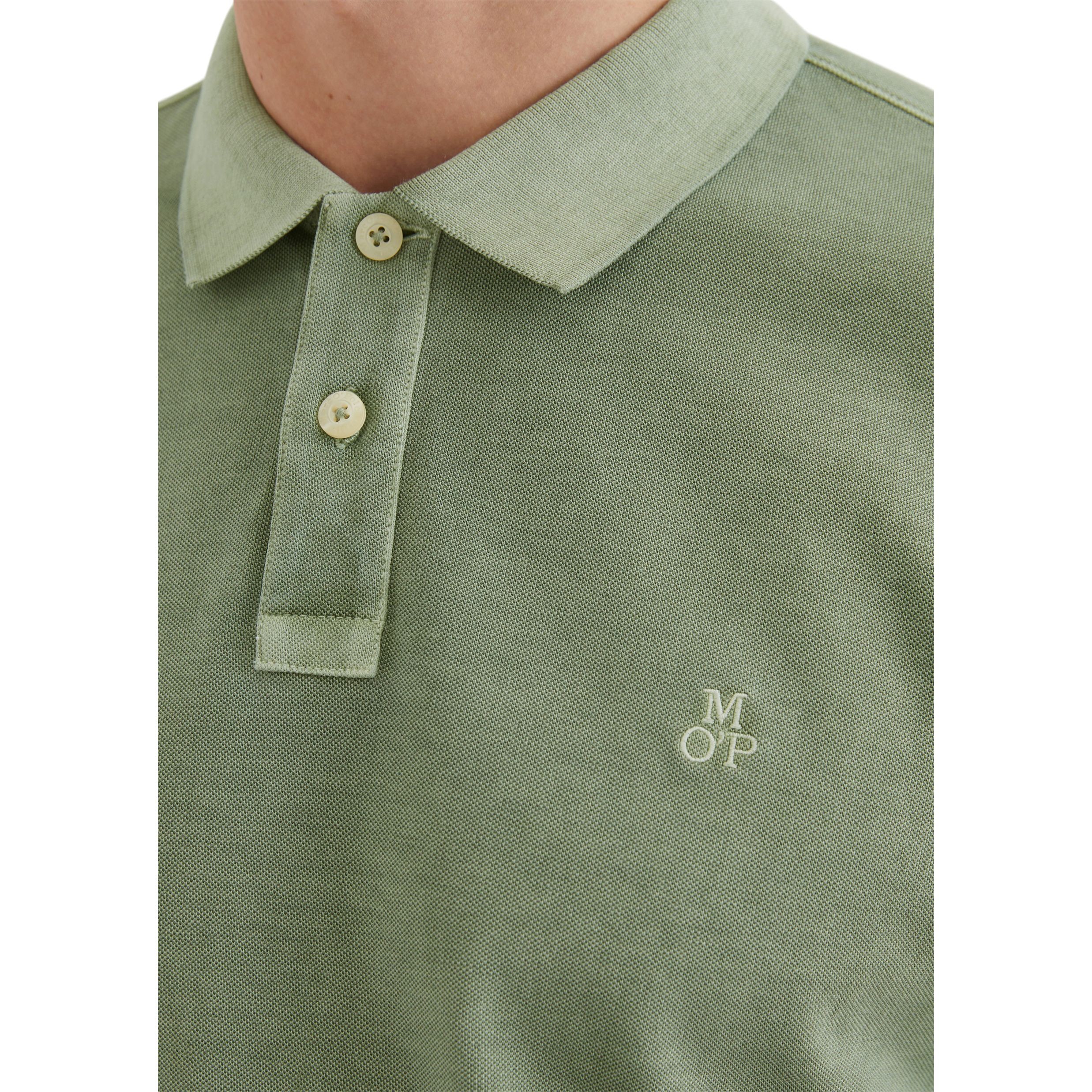 MARC O'POLO Polo marškiniai trumpos rank. vyrams, Žalia, Polo short M22226653000 4