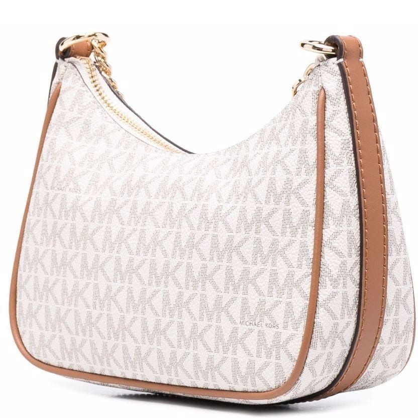 MICHAEL KORS Rankinė per petį moterims, Balta, SM chain pouchette 2