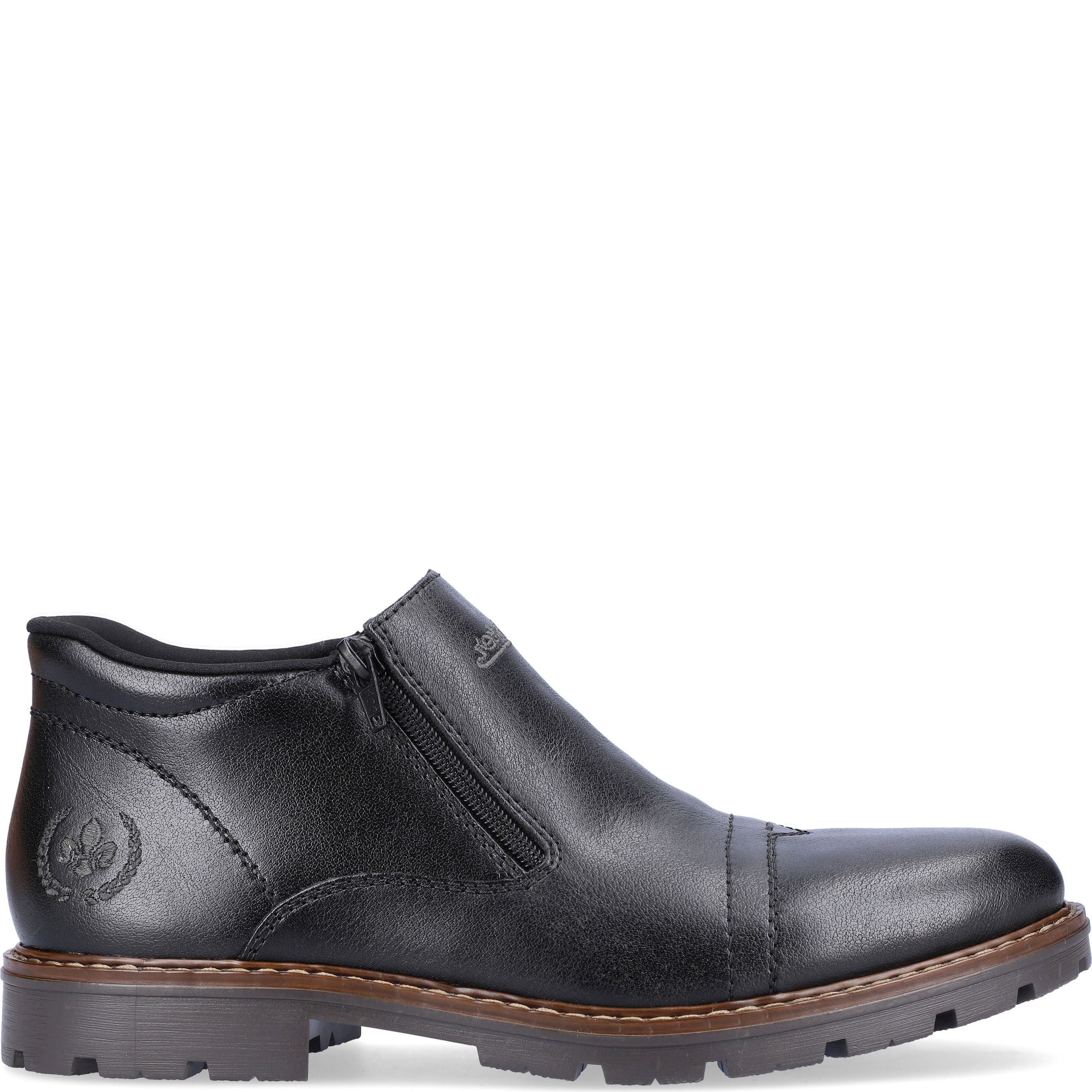 RIEKER Aulinukai vyrams, Juoda, BOOTIES 2