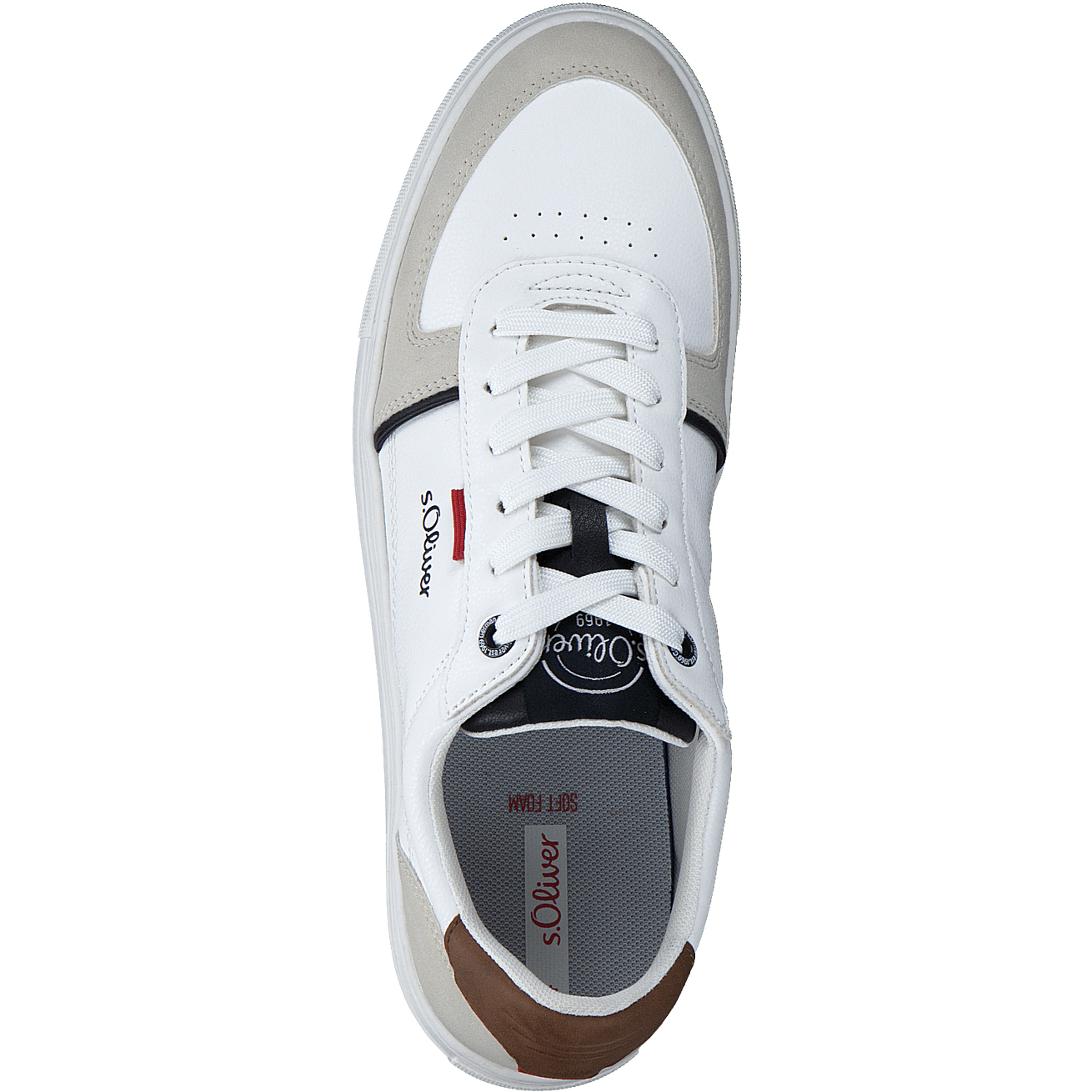 S.OLIVER Sportiniai bateliai vyrams, Balta, SPORT SHOE 4