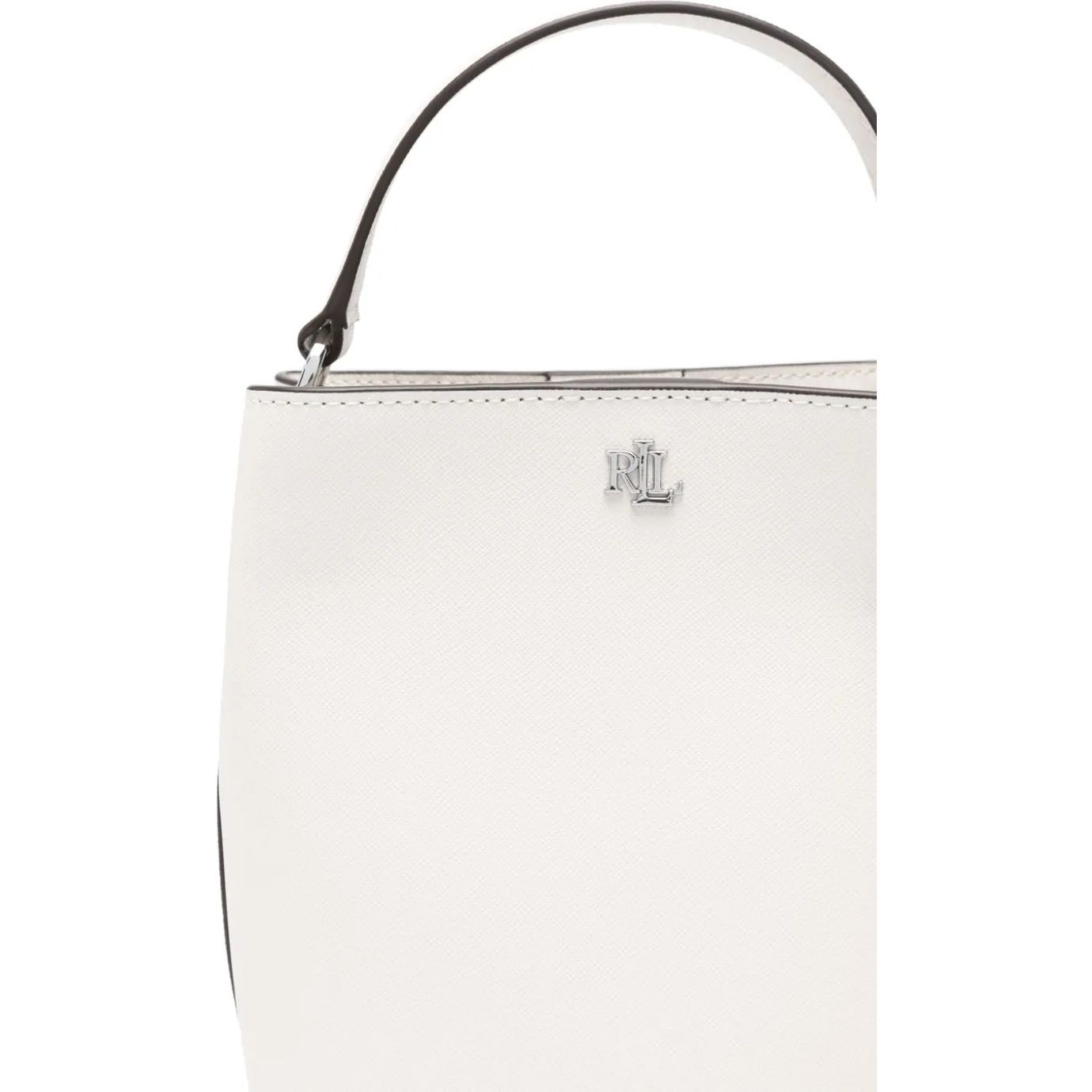 LAUREN RALPH LAUREN Rankinė per petį moterims, Balta, Reese sm bkt bucket bag small 3