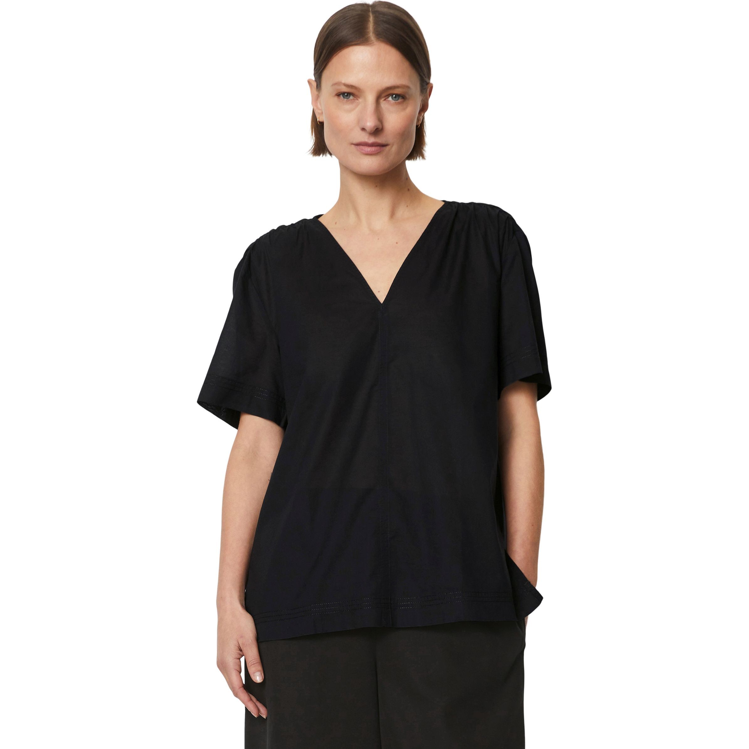 MARC O'POLO Marškinėliai moterims, Juoda 2