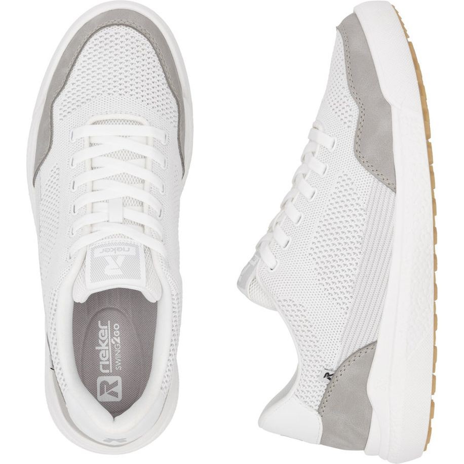 RIEKER Laisvalaikio bateliai vyrams, Balta, Sneakers 8