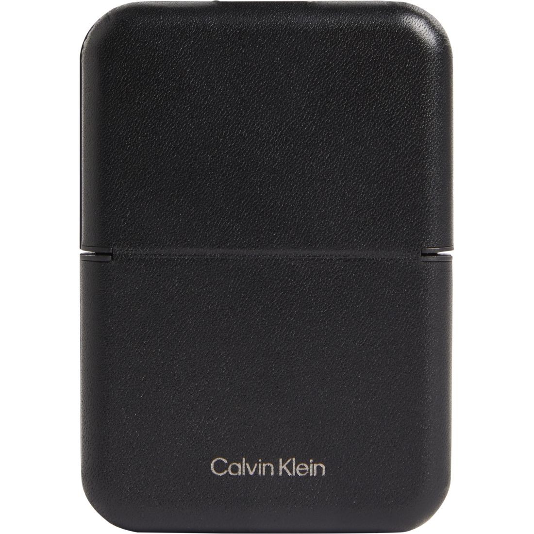 CALVIN KLEIN Piniginė vyrams, Juoda, Duo stitch hardcase cc holder 1