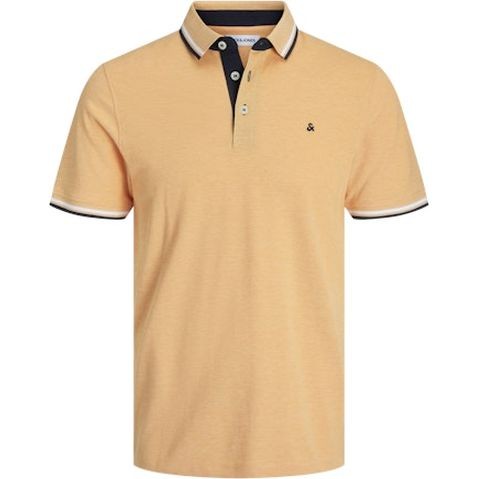 JACK & JONES Polo marškiniai ilgos rank. vyrams, Balta, Jjepaulos polo long 1