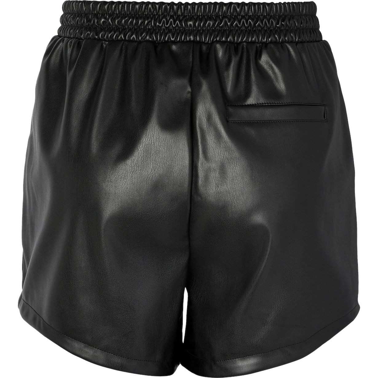 NOISY MAY Šortai moterims, Juoda, NMPROOF HW PU SHORTS 2