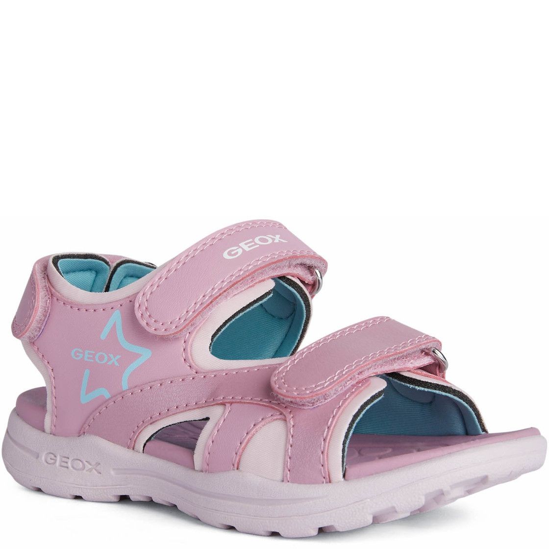GEOX Basutės mergaitėms, Rožinė, VANIETT SANDALS 1