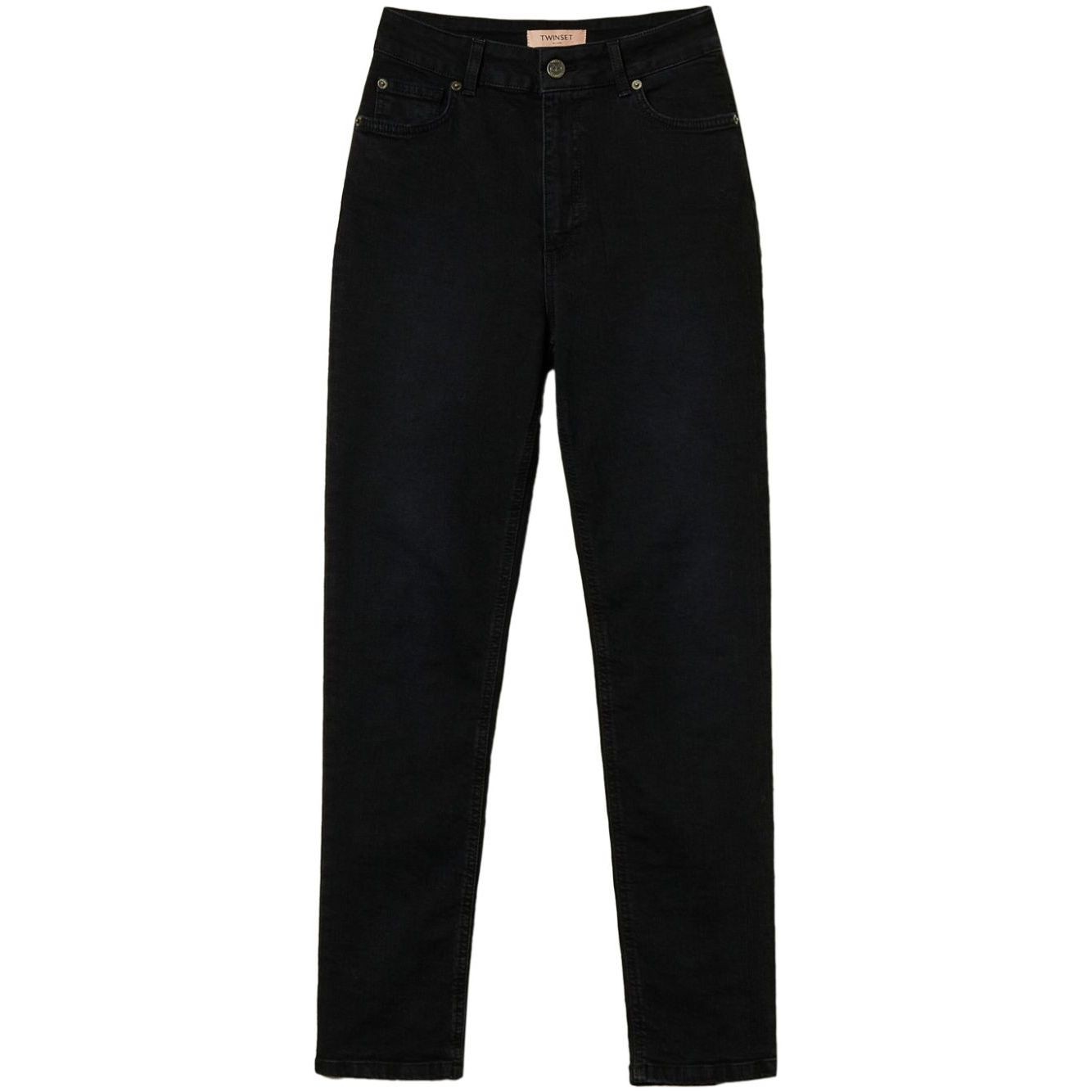 TWINSET Slim džinsai moterims, Juoda, Slim fit jeans