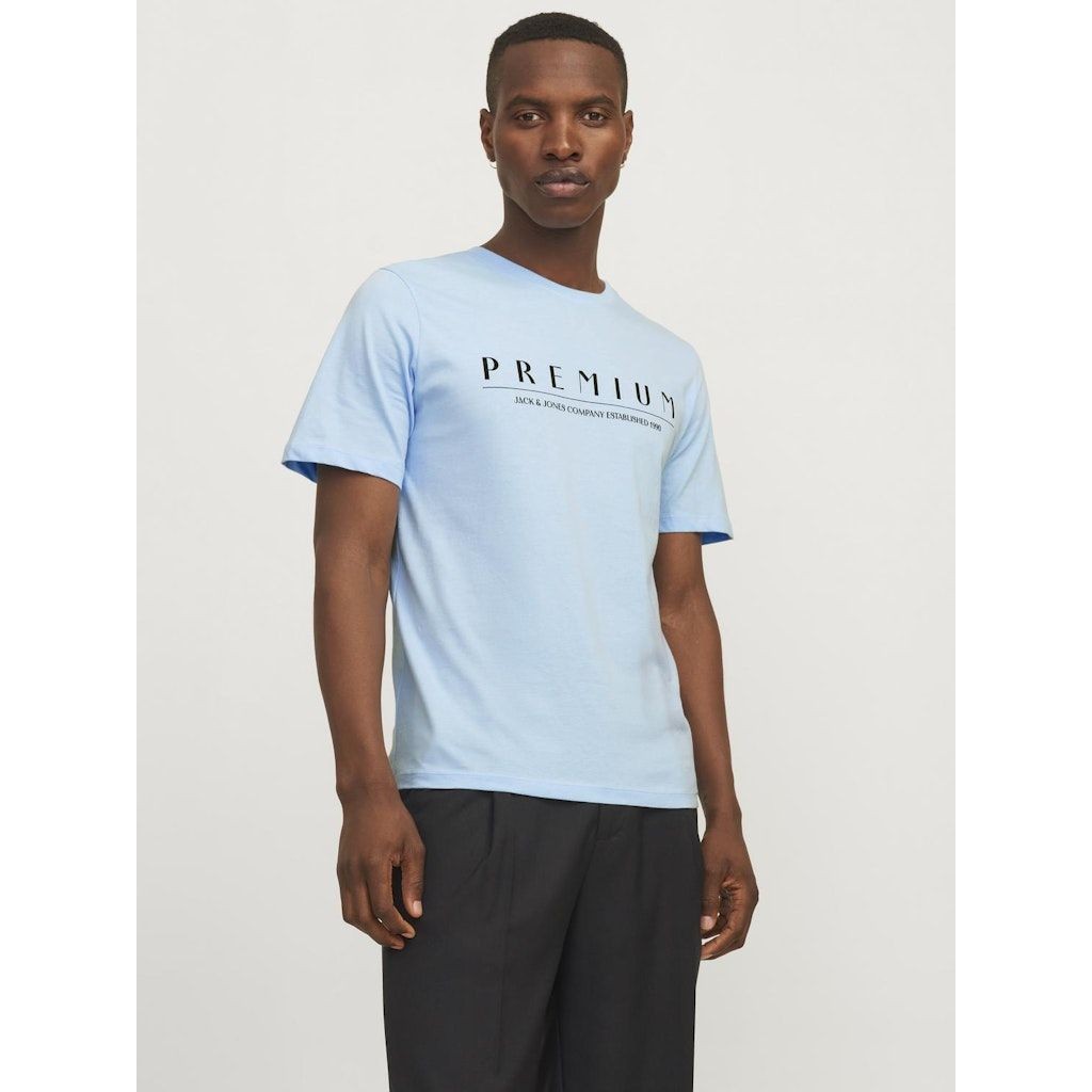 JACK & JONES Marškinėliai vyrams, Mėlyna, JPRSTAR TEE SS CREW 4