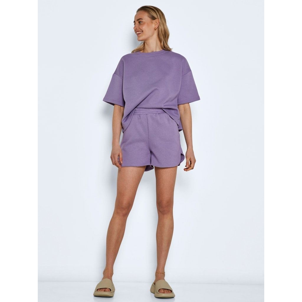 NOISY MAY Šortai moterims, Violetinė, NMKAREN HW SHORTS 5