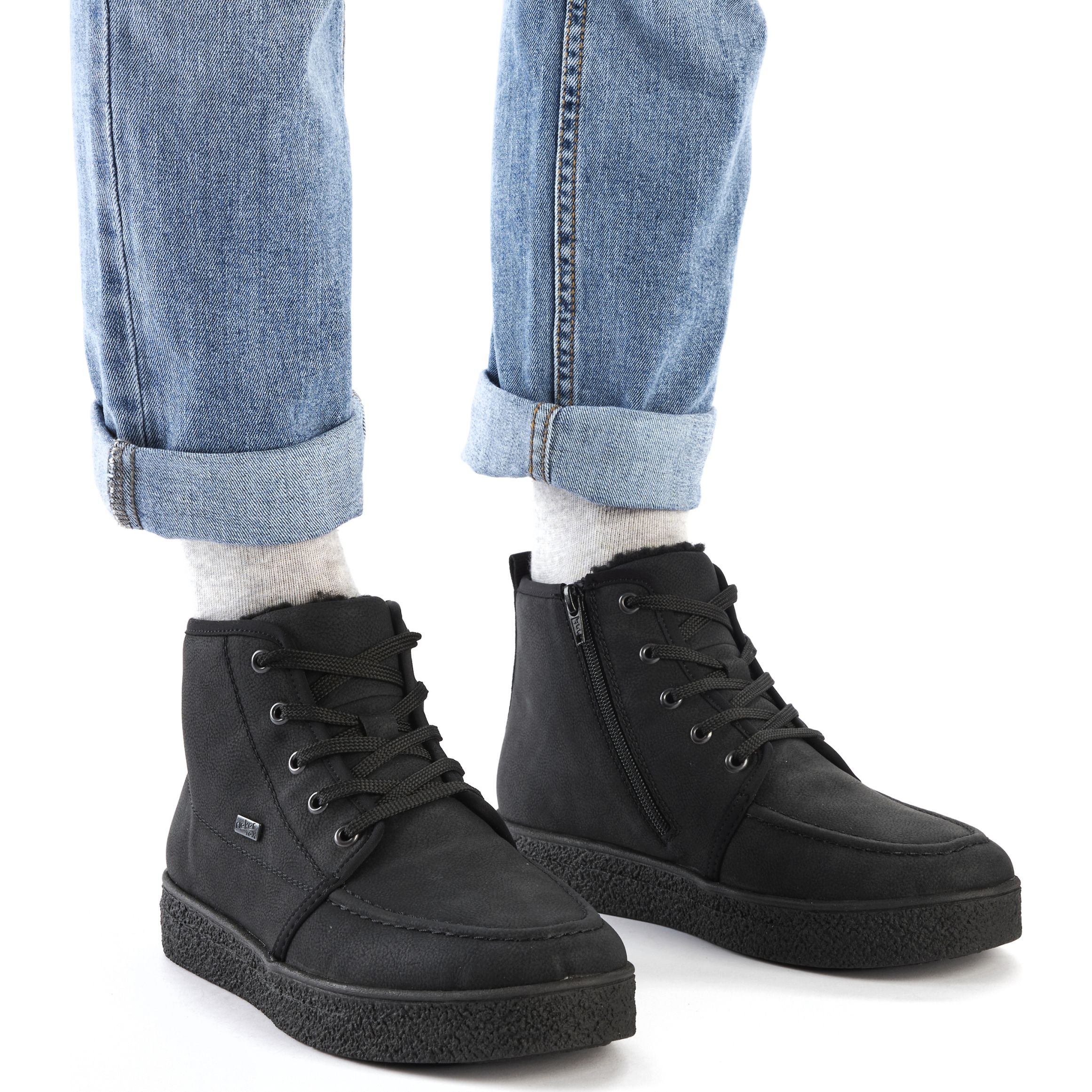 RIEKER Aulinukai vyrams, Juoda, Men's boots 2