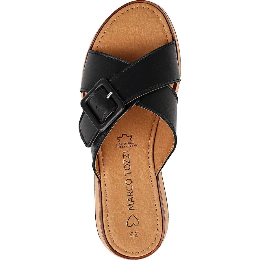 MARCO TOZZI Šlepetės moterims, Juoda, SLIPPERS 5