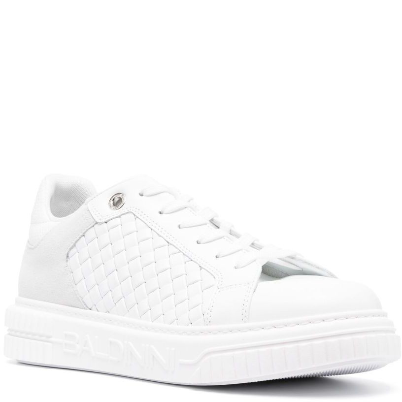 BALDININI Sportiniai bateliai vyrams, Balta, Low top man sneakers 2