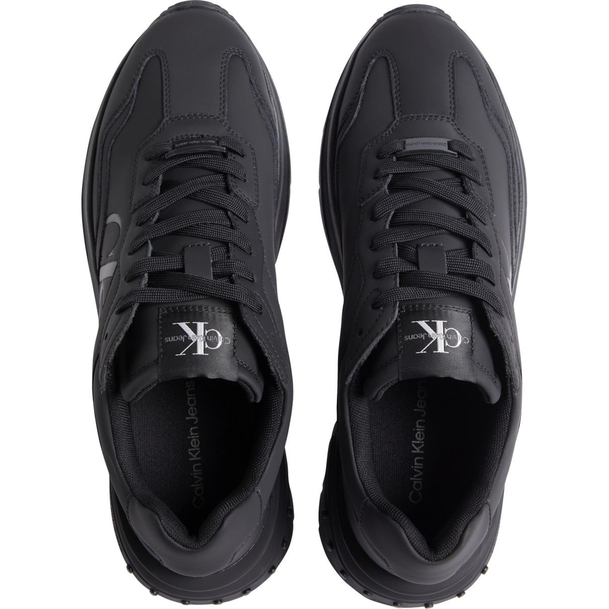 CALVIN KLEIN JEANS Sportiniai bateliai vyrams, Juoda, Chunky runner low lace 3