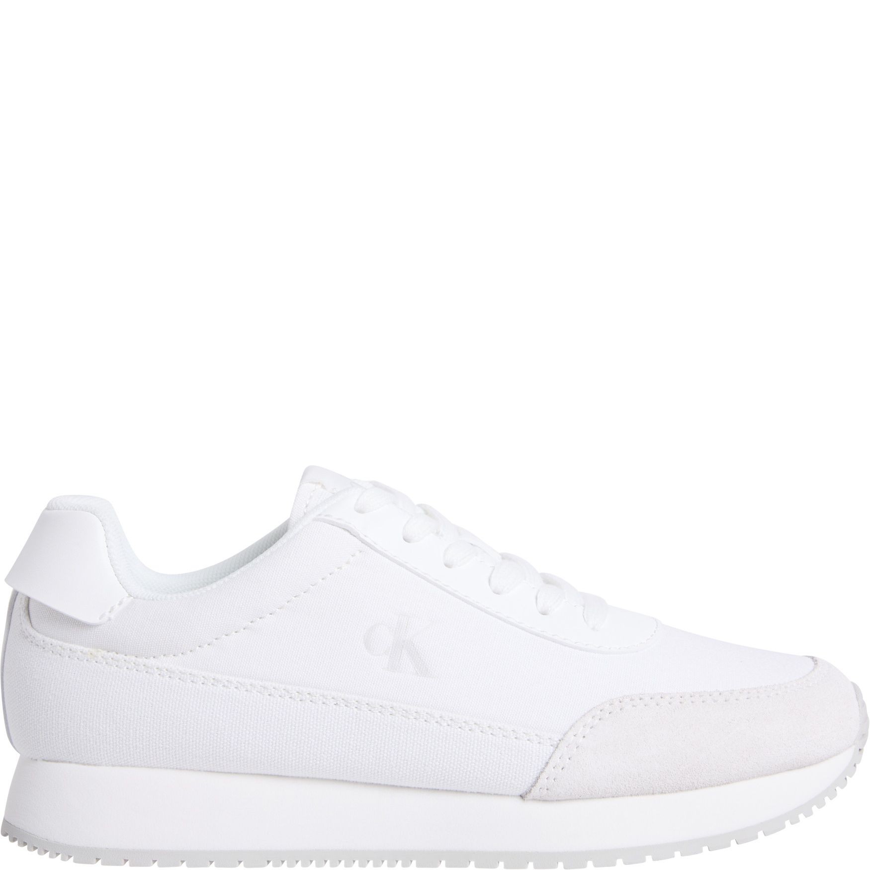 CALVIN KLEIN JEANS Laisvalaikio bateliai moterims, Balta, Retro runner low leisure 2