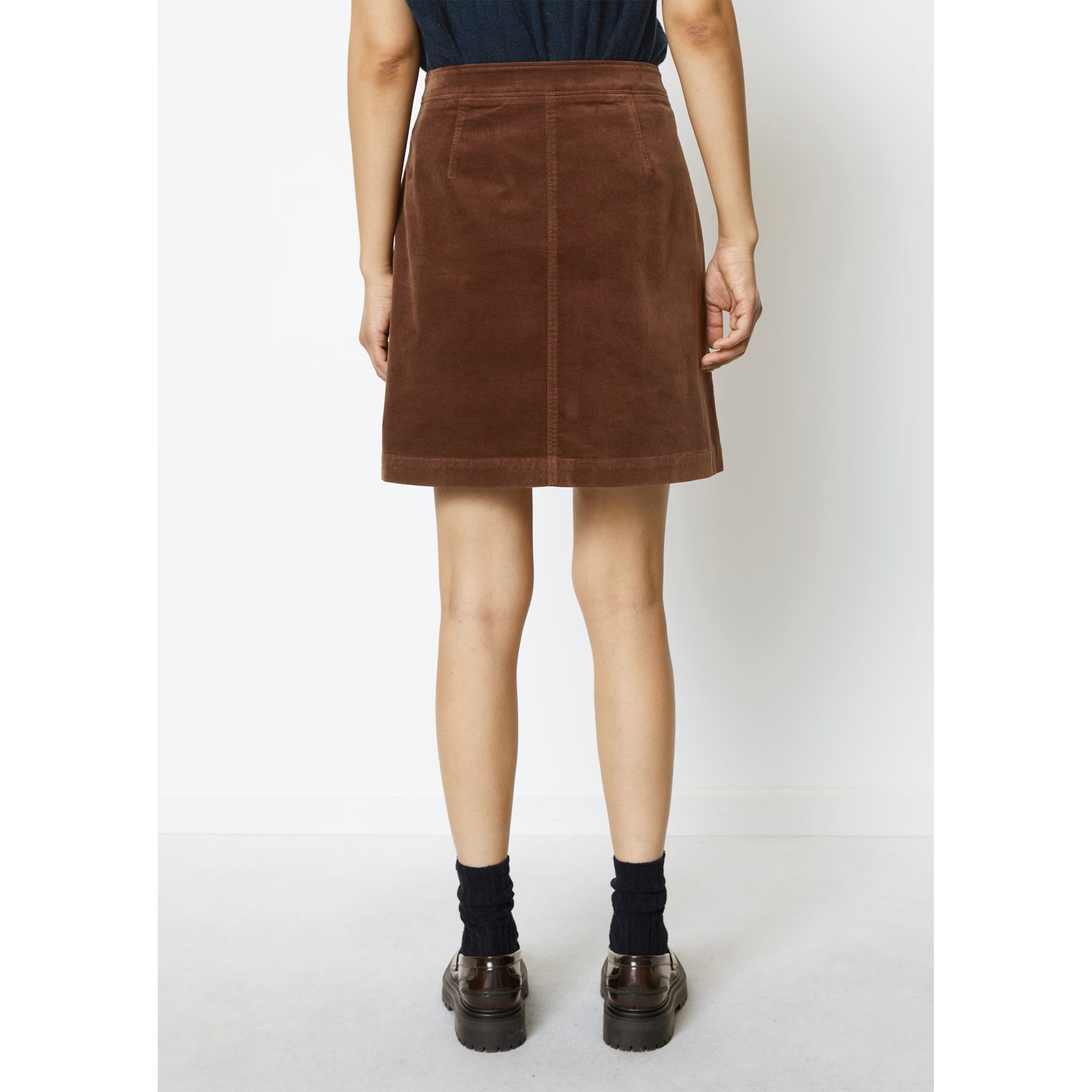 MARC O'POLO Mini sijonas moterims, Ruda 3