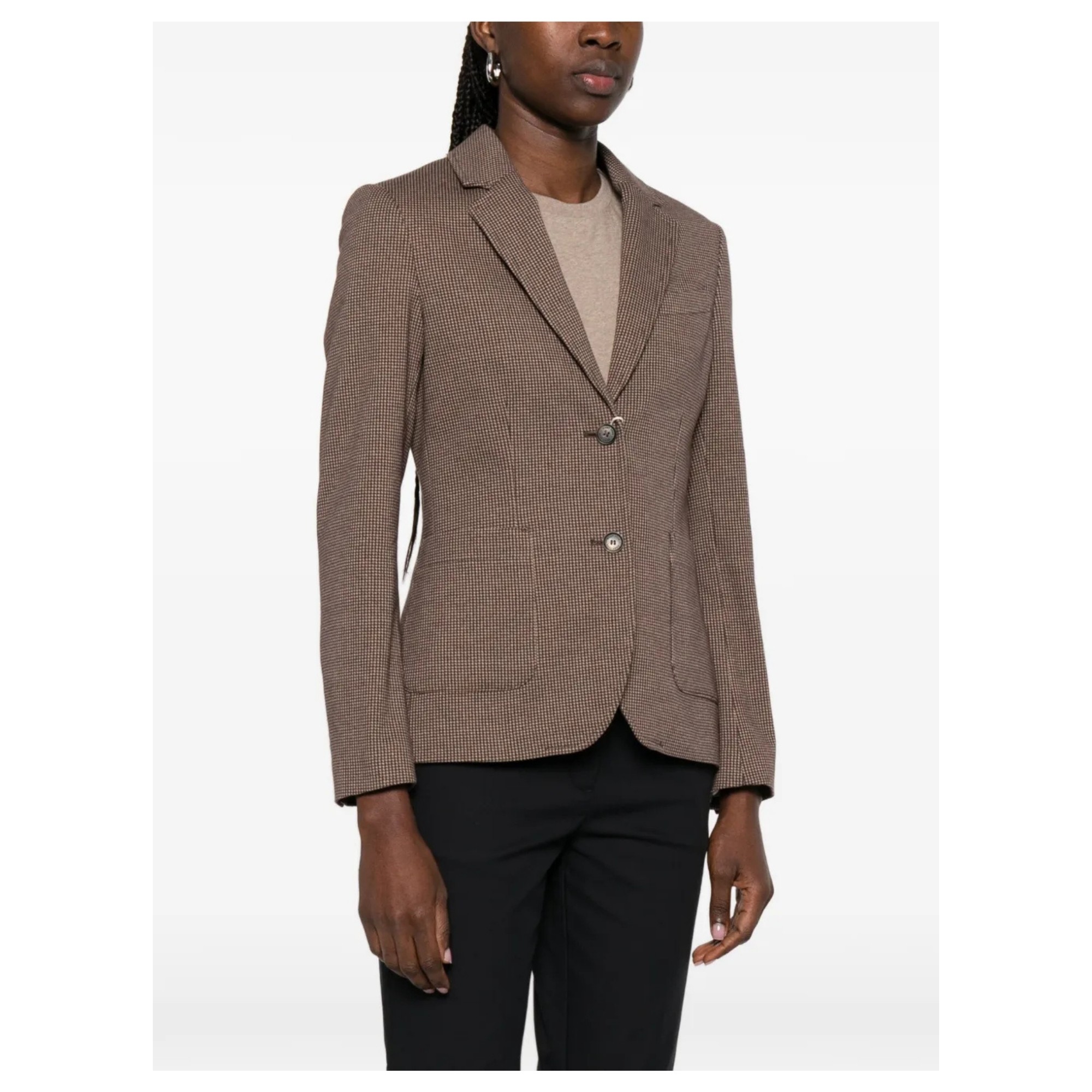 GANT Švarkas moterims, Ruda, slim pique blazer 2