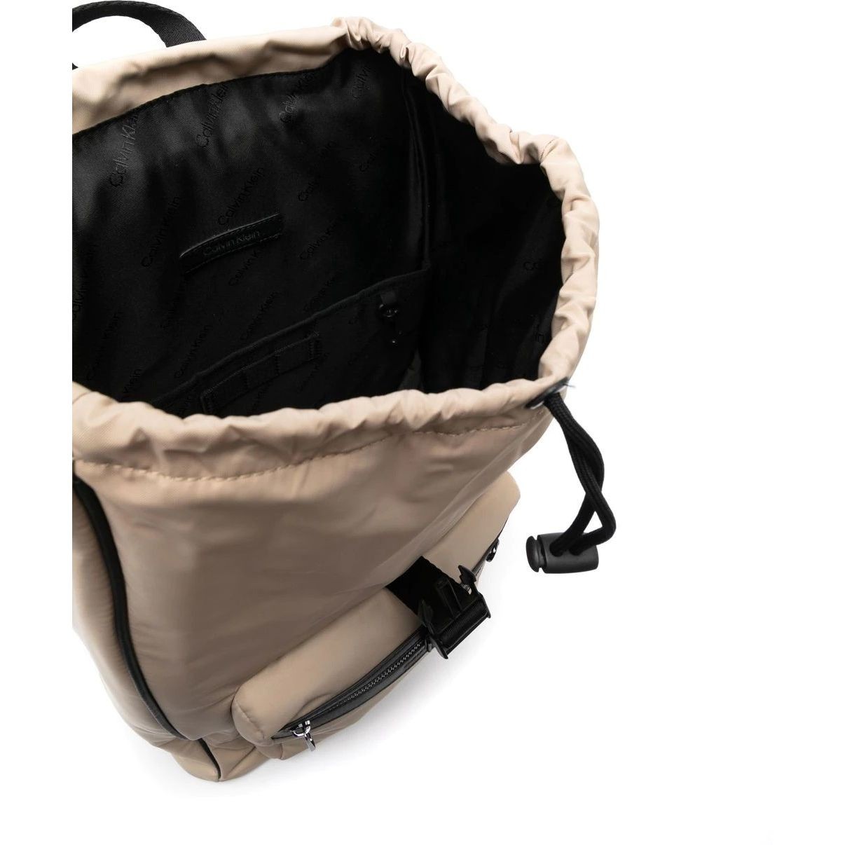 CALVIN KLEIN Kuprinė vyrams, Smėlio, ELEVATED FLAP BP 4