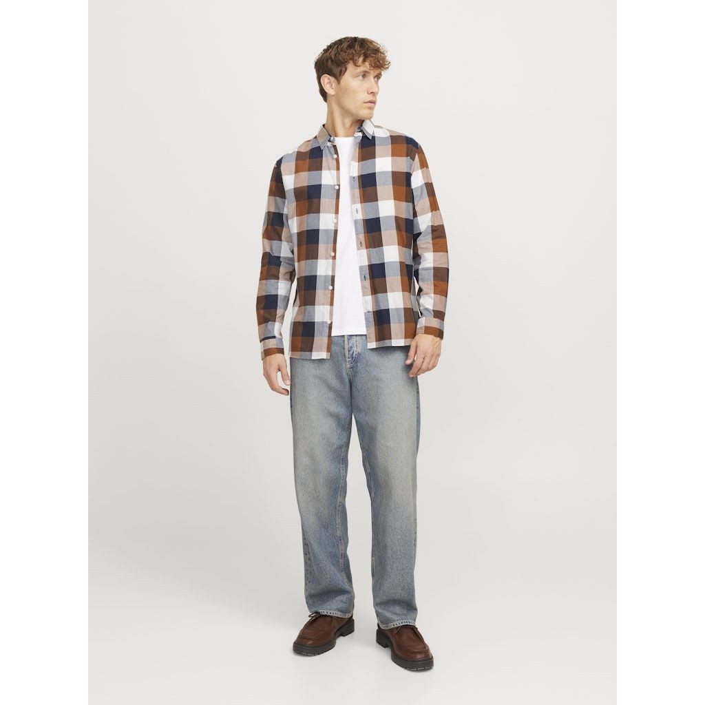 JACK & JONES Marškiniai ilgomis rankovėmis vyrams, Marga, Joshua buffalo twill shirt 3