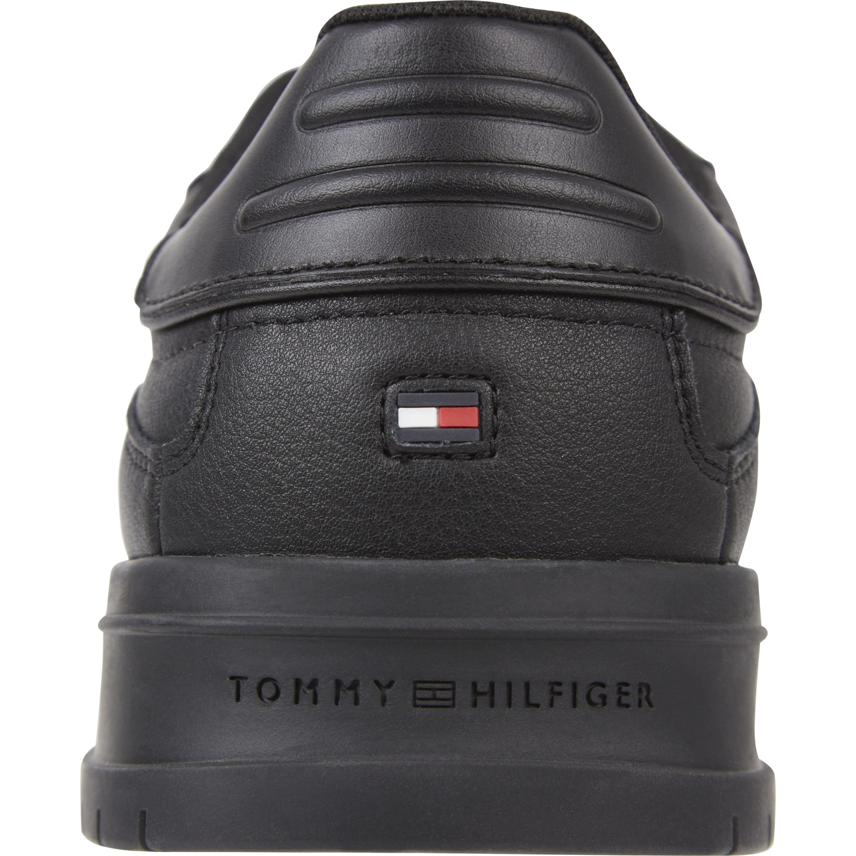 TOMMY HILFIGER Sportiniai bateliai vyrams, Juoda, Supercup stripes sport shoe 6
