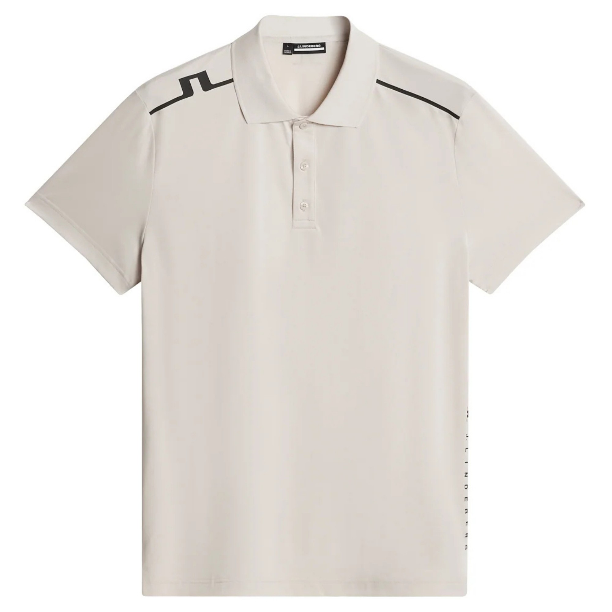 J.LINDEBERG Polo marškiniai trumpos rank. vyrams, Smėlio, Lionel polo 1