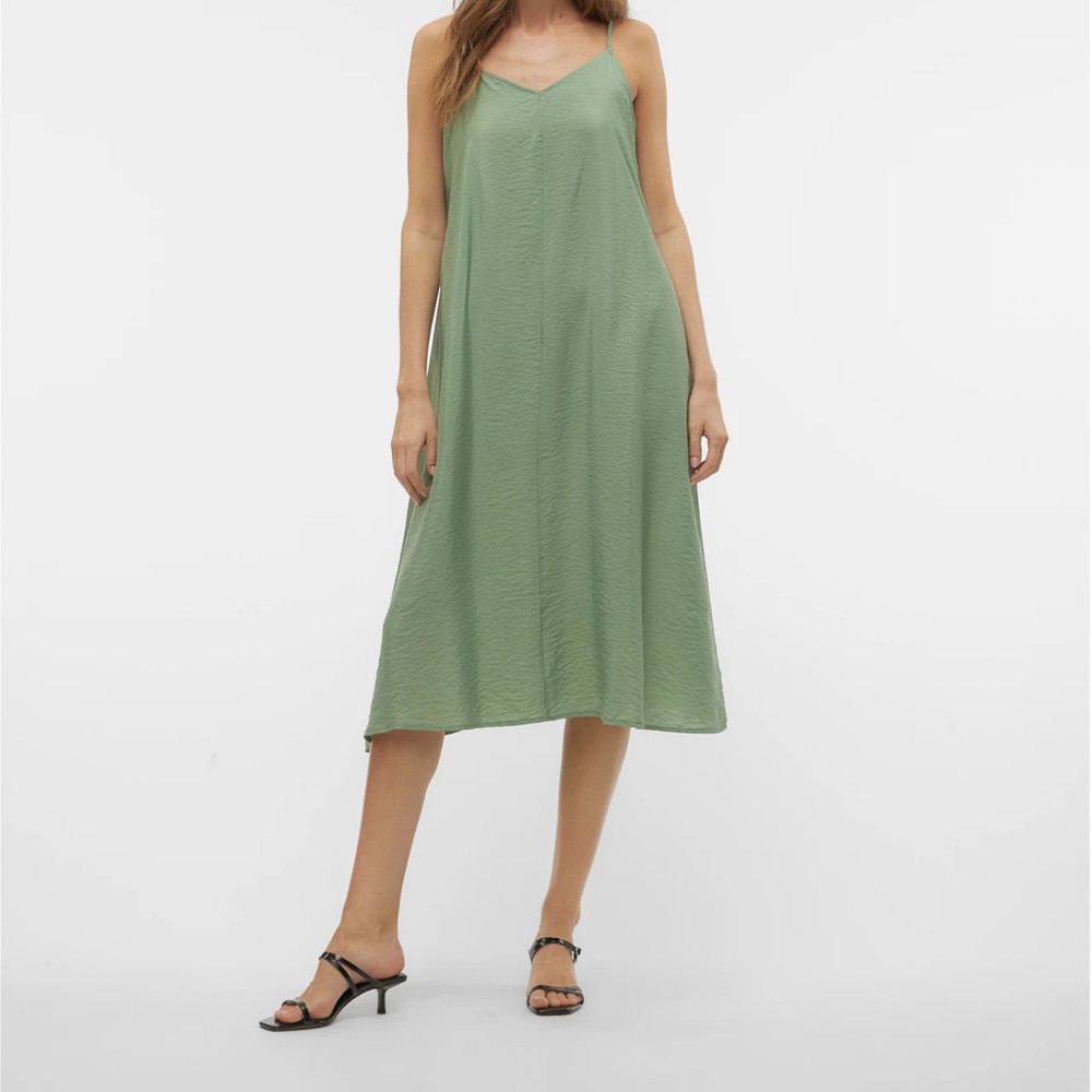VERO MODA Midi suknelė moterims, Žalia, Josie calf dress 3