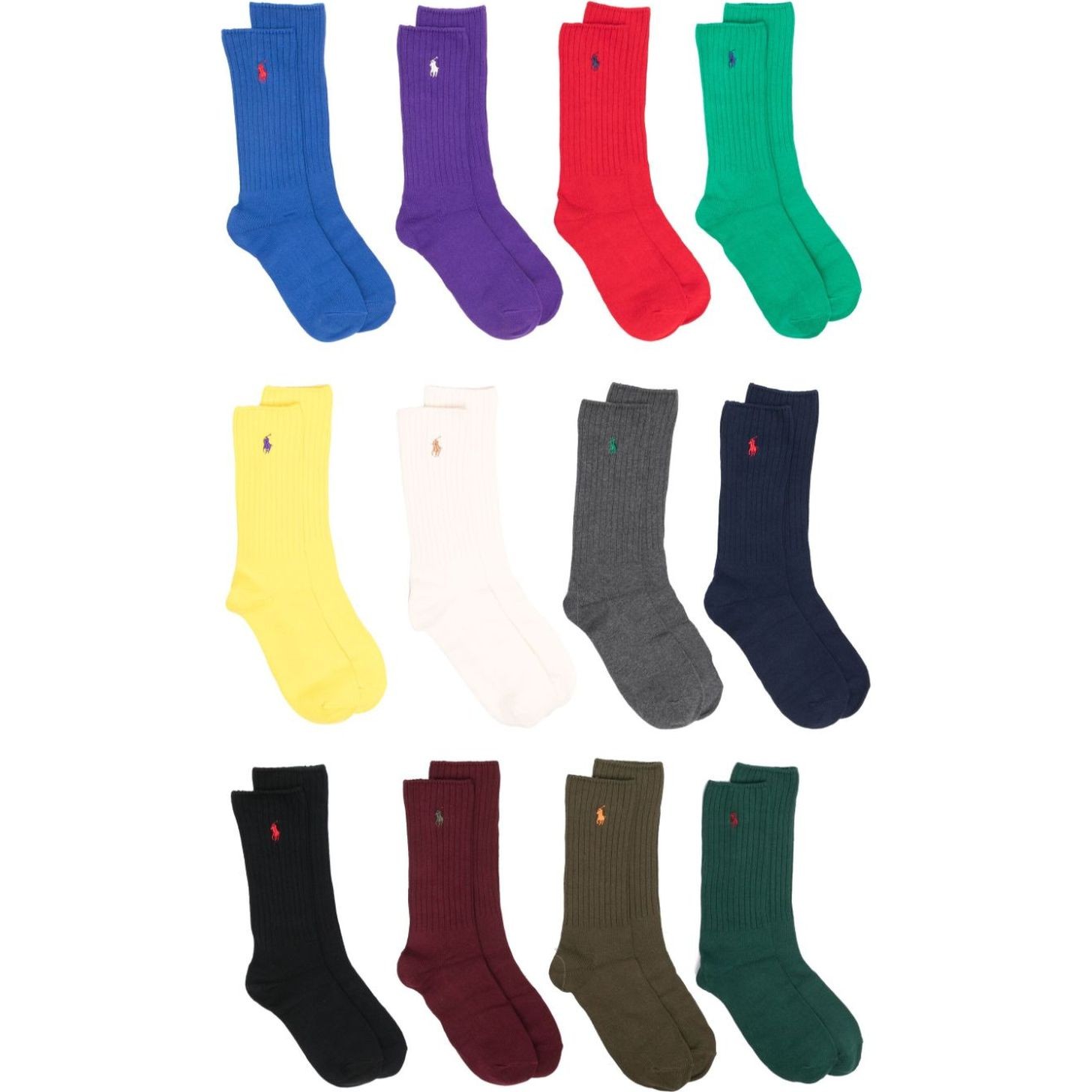 POLO RALPH LAUREN Kojinės vyrams, Marga, Classic crew sock gift box 1