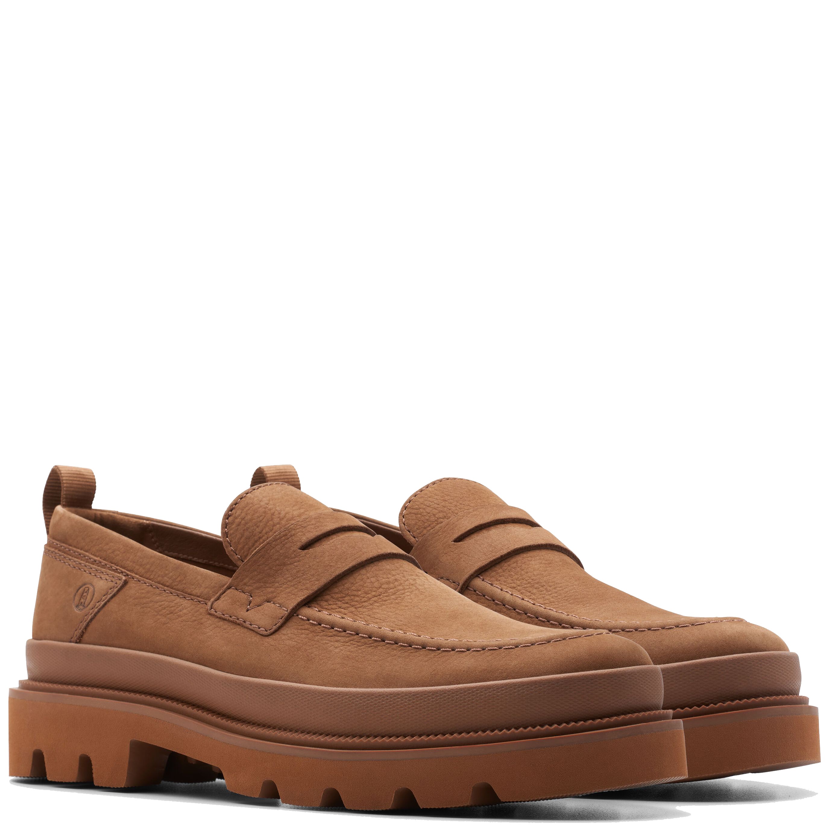 CLARKS Loaferiai vyrams, Ruda, Badell Step loafers 1