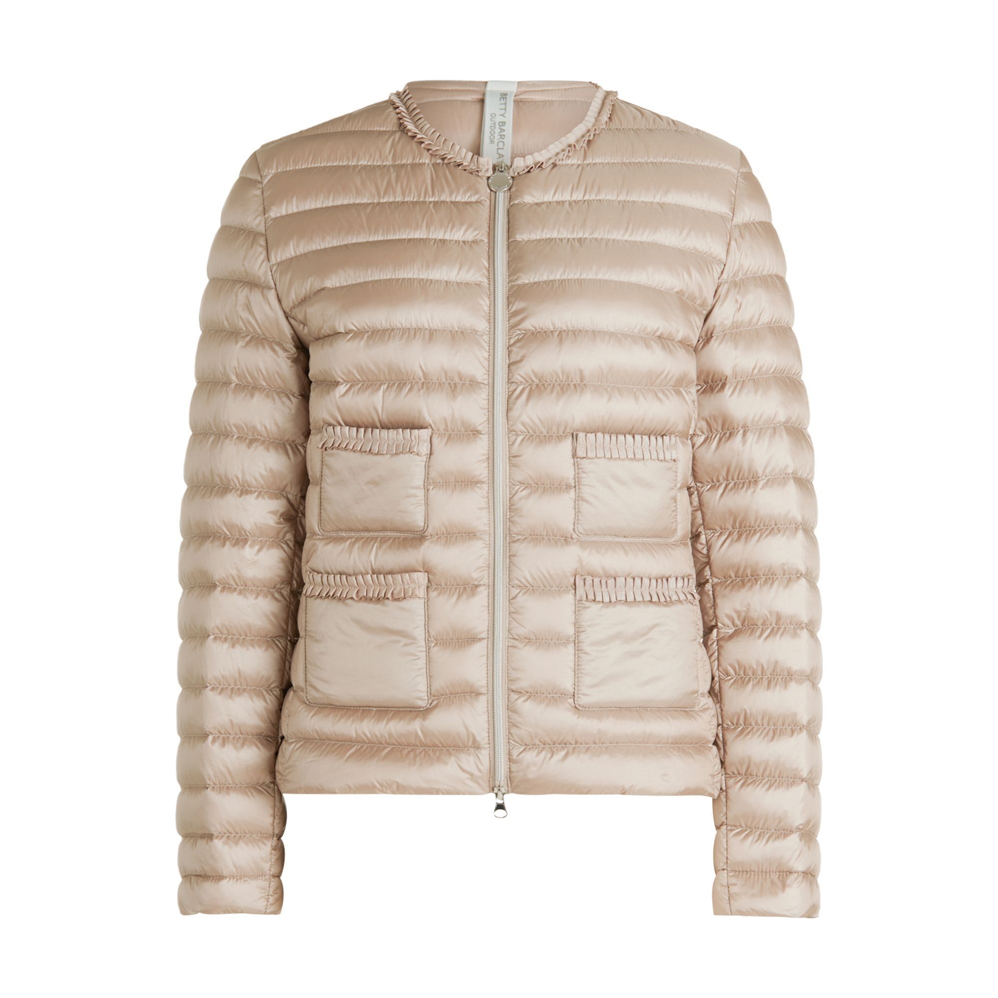 BETTY BARCLAY Pūkinė striukė moterims, Smėlio, Mot.striukė pūkinė 1