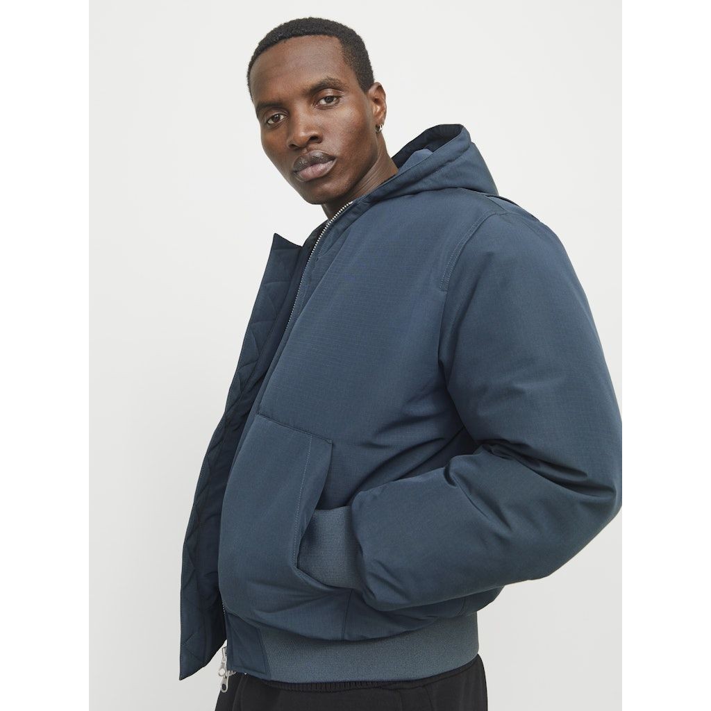 JACK & JONES Lengva striukė vyrams, Mėlyna, Collective bomber jacket 7