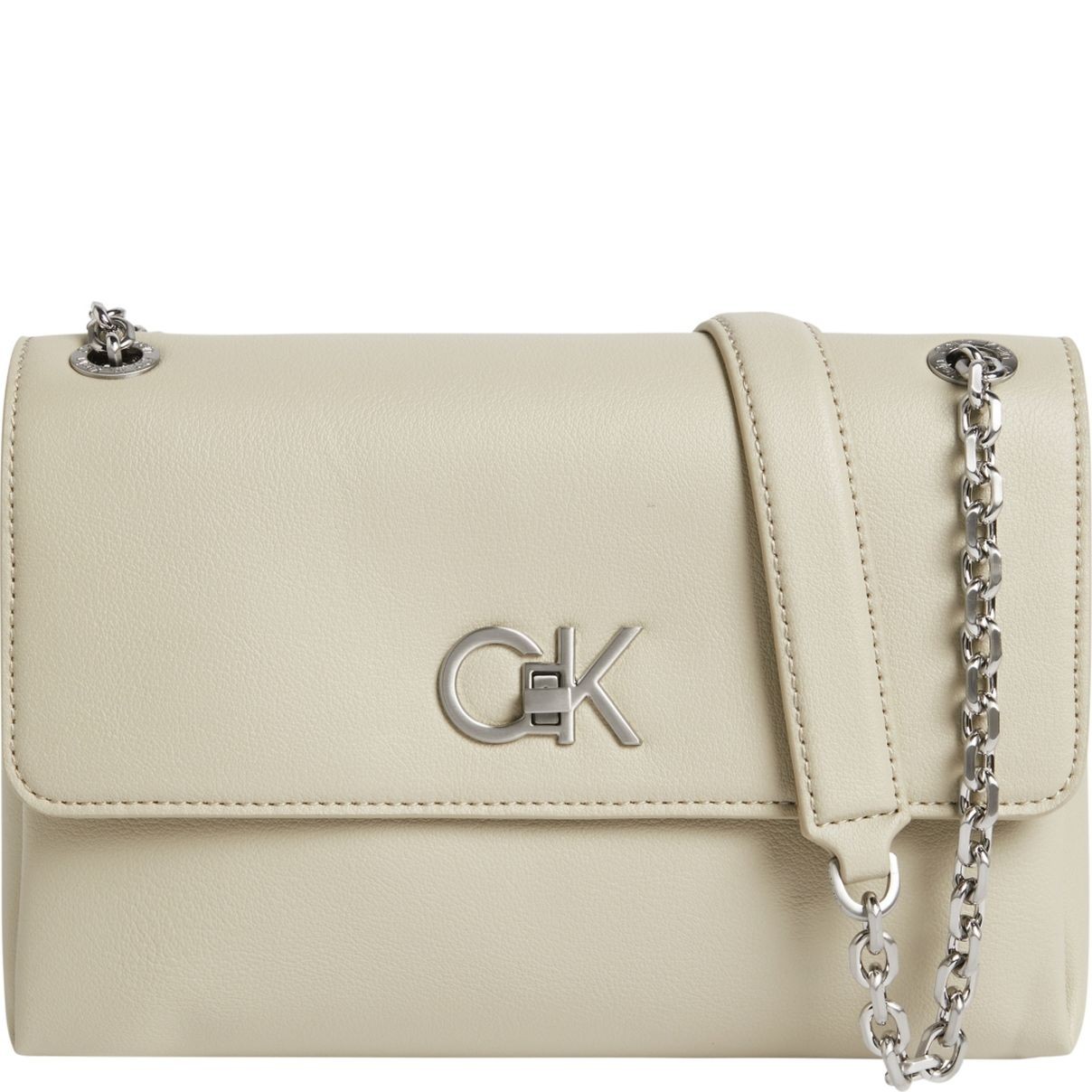 CALVIN KLEIN Rankinė per petį moterims, Smėlio, Re-lo crossboody 1