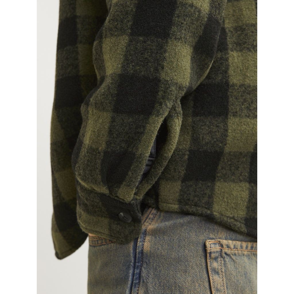 JACK & JONES Lengva striukė vyrams, Marga, Zac heavy brushed overshirt 7