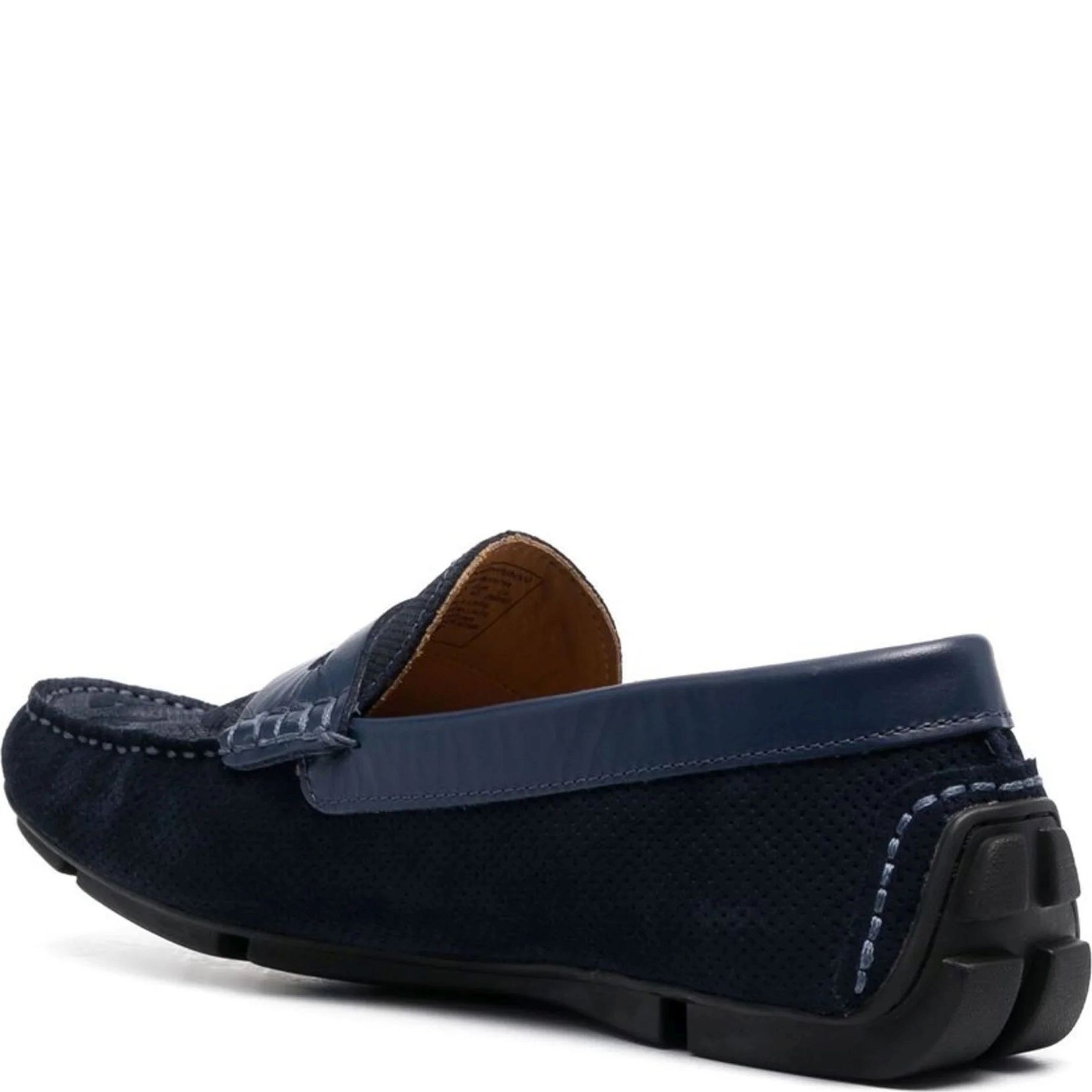 EMPORIO ARMANI Mokasinai vyrams, Mėlyna, Driver shoe 3